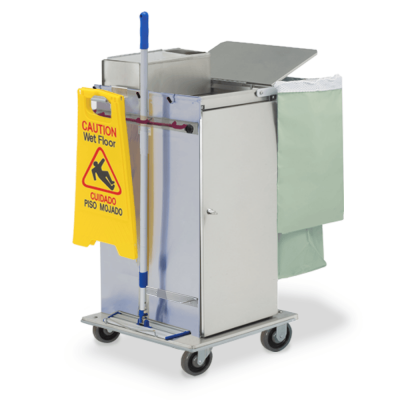 Microfiber Housekeeping Cabinet Cart