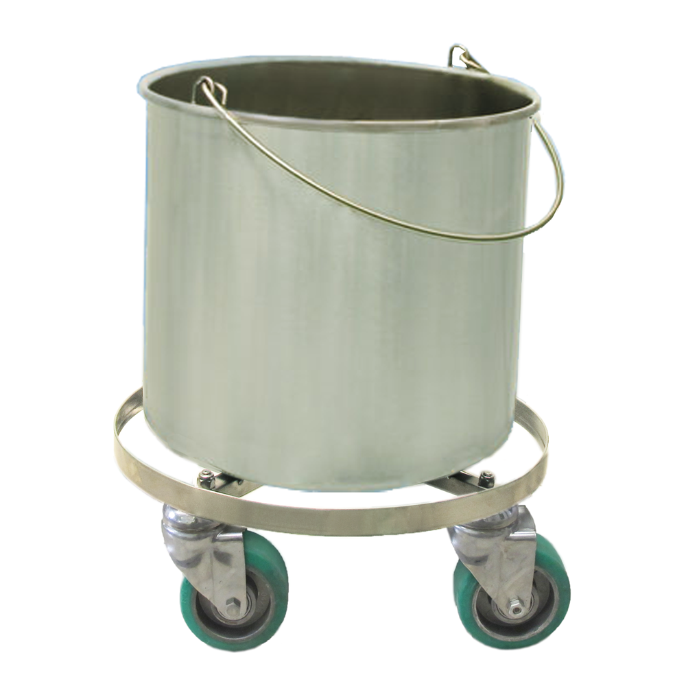 Autoclavable Buckets on Casters
