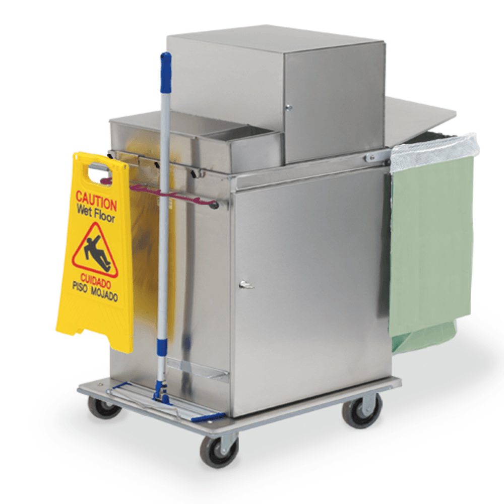 Microfiber Cleaning EVS Cart