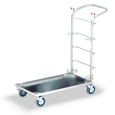 Stainless steel small trolley