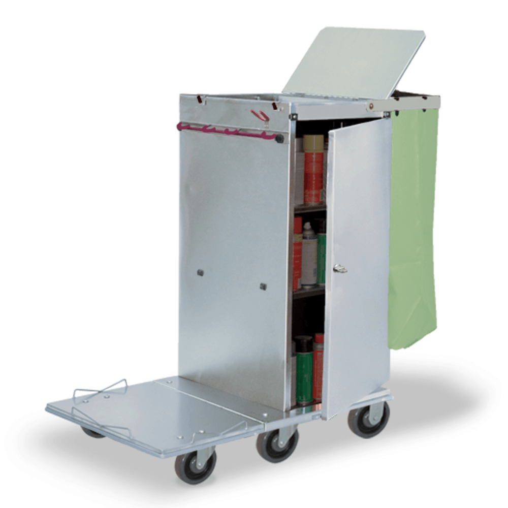 All-Metal Housekeeping Cart