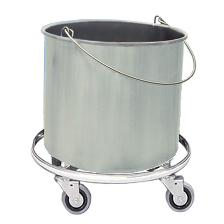 Round Mop Buckets on 3" Casters