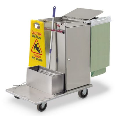 C30-MST1E Mini Non-Folding Cart with Microfiber Tub