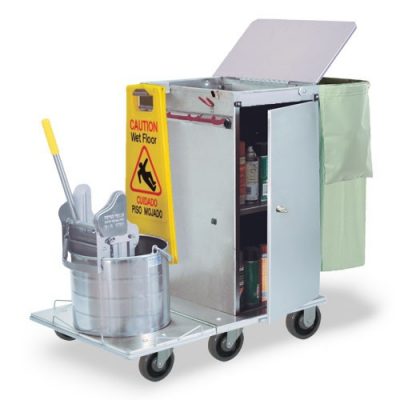F30-04E Mini Folding Cleaning Cart with One Round Bucket
