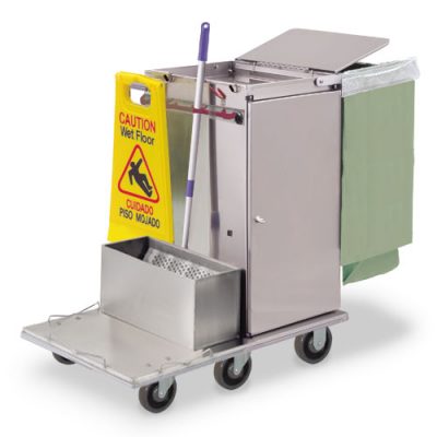 F30-MST1E Mini Folding Cart with One Microfiber Tub