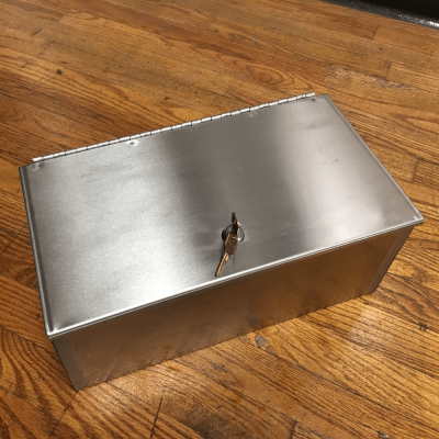 15" Stainless Steel Lock Box