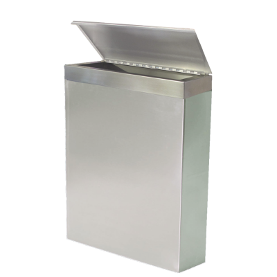 Stainless Waste Bin with Covered Liner Frame