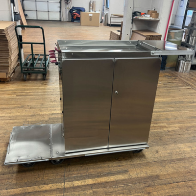 Double Door Cabinet Cart