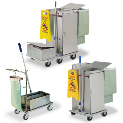 Microfiber Cleaning Carts