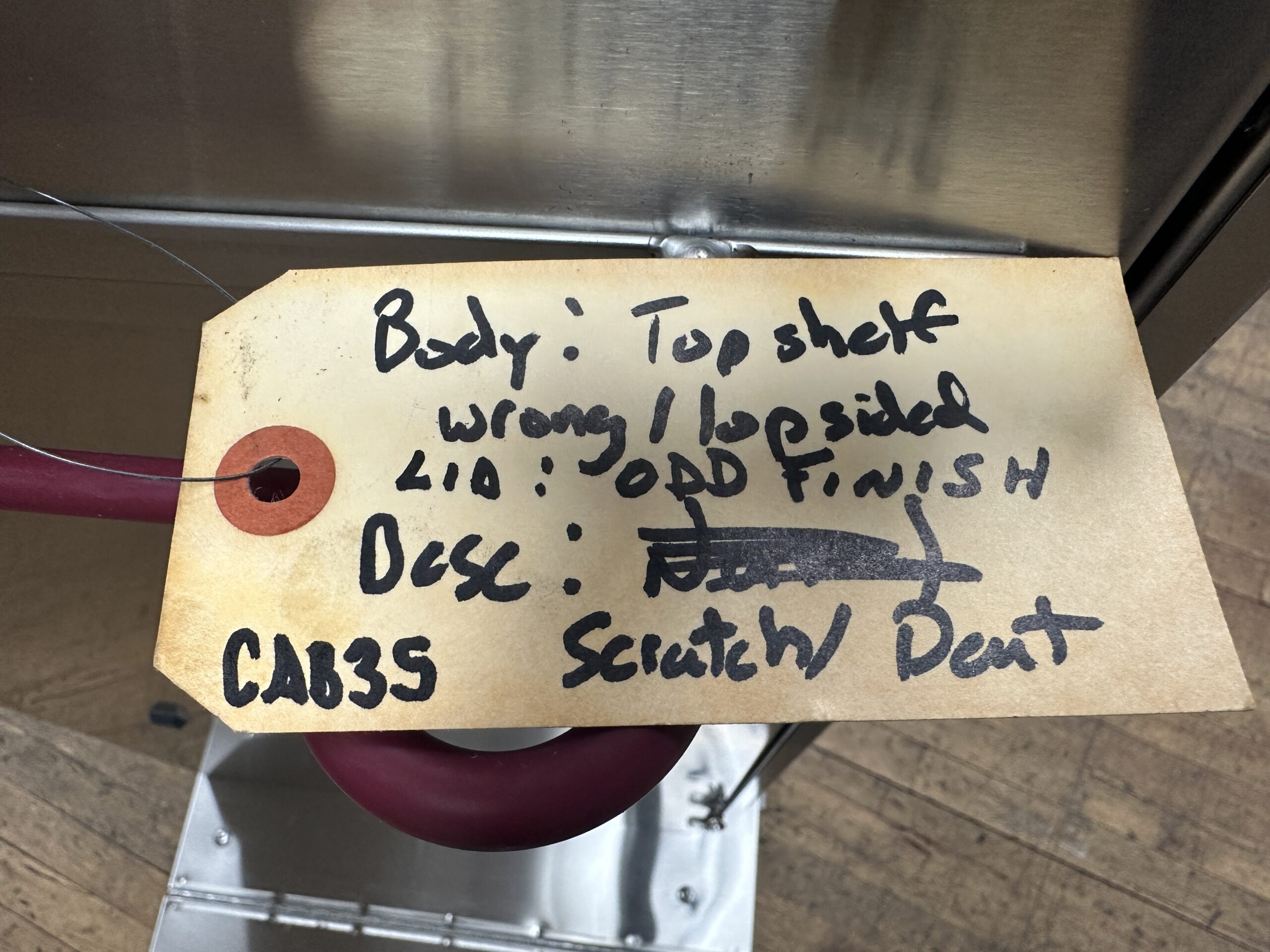 Standard Cabinet Cart - #CAB35 (Slightly Angled Top Shelf) - Image 4